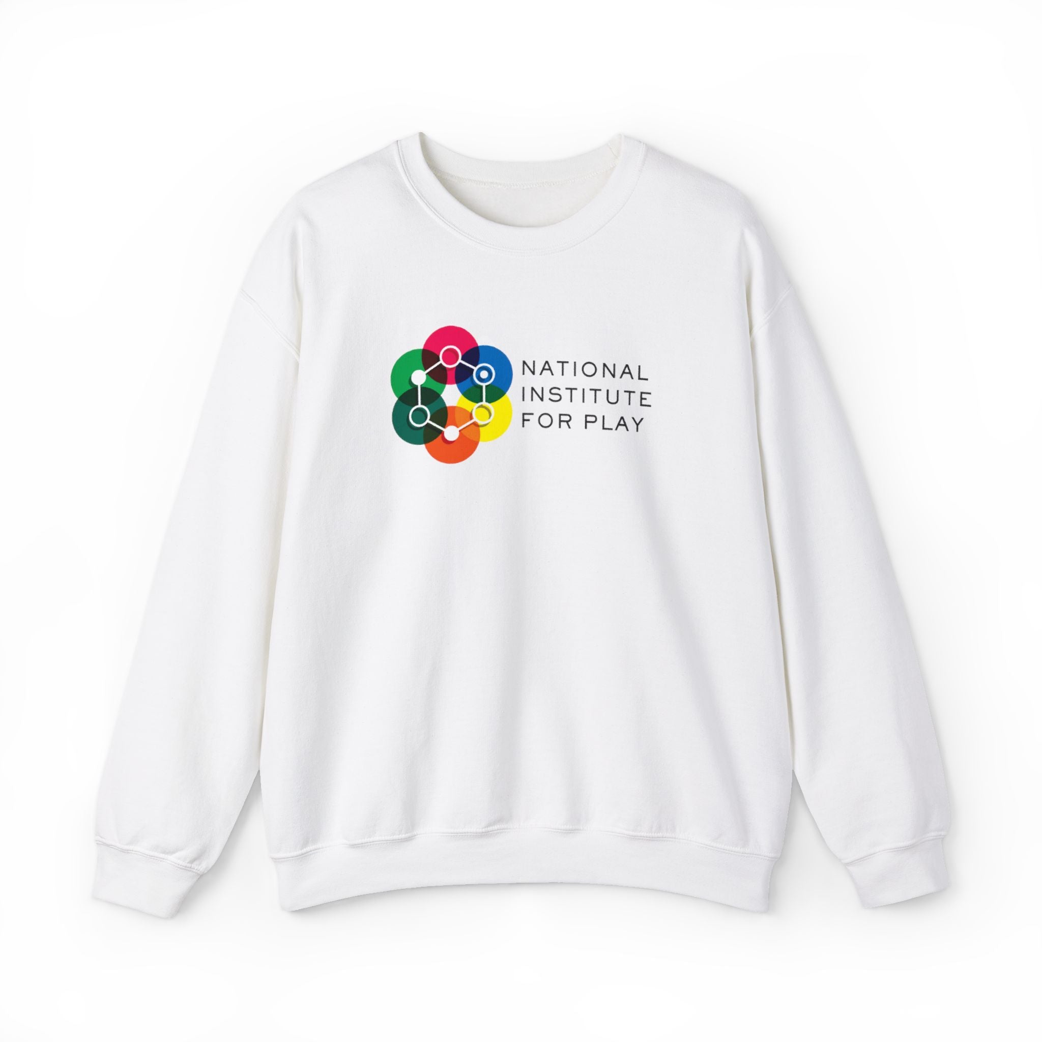 Adult Crewneck Sweatshirt, National Institute for Play Logo