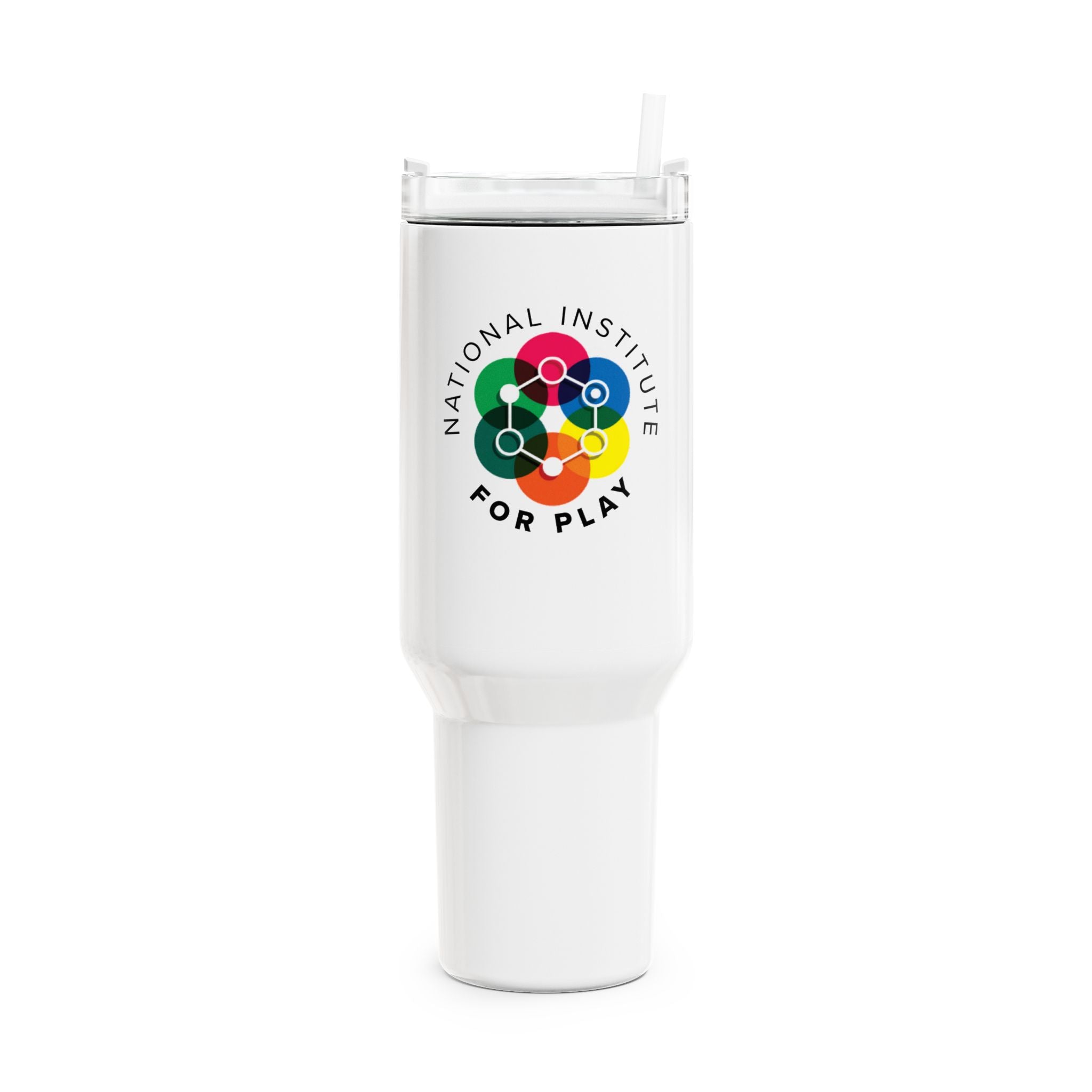 40oz Insulated Tumbler, National Institute for Play Logo